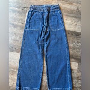 American Eagle Outfitters Dreamy Drape Linen pull on pants xs